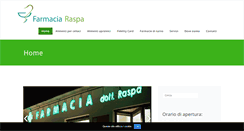 Desktop Screenshot of farmaciaraspa.com